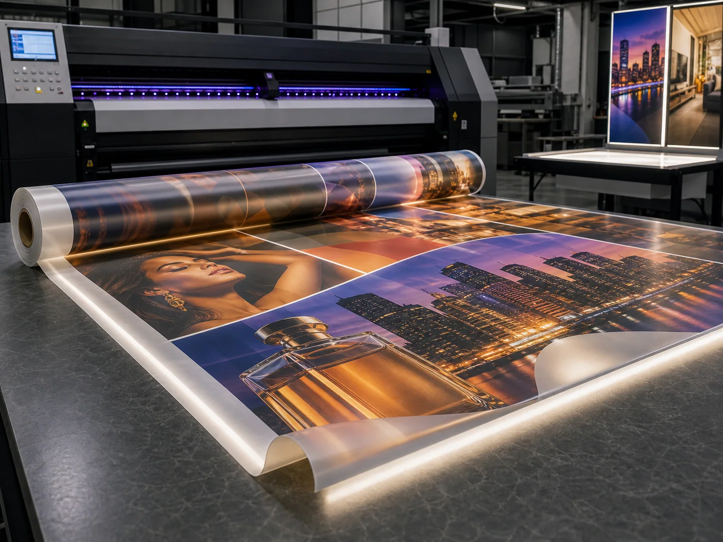 Duratrans Film Lightbox Baskı