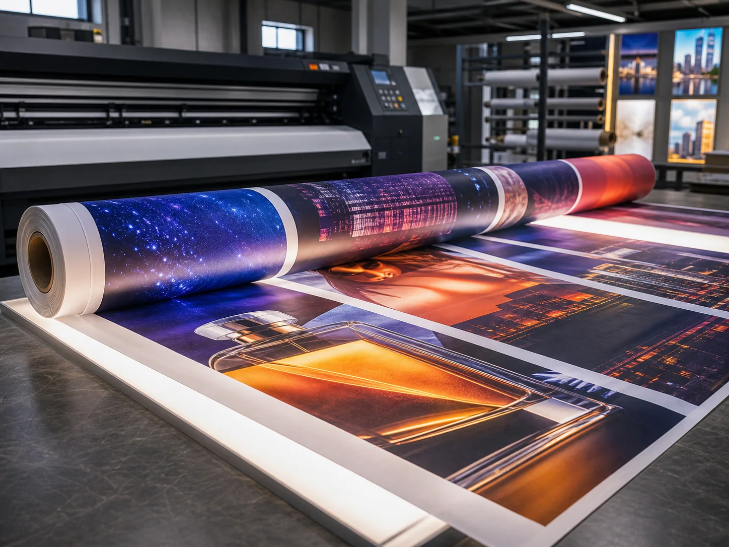 Işıklı LightBox Vinil Baskı