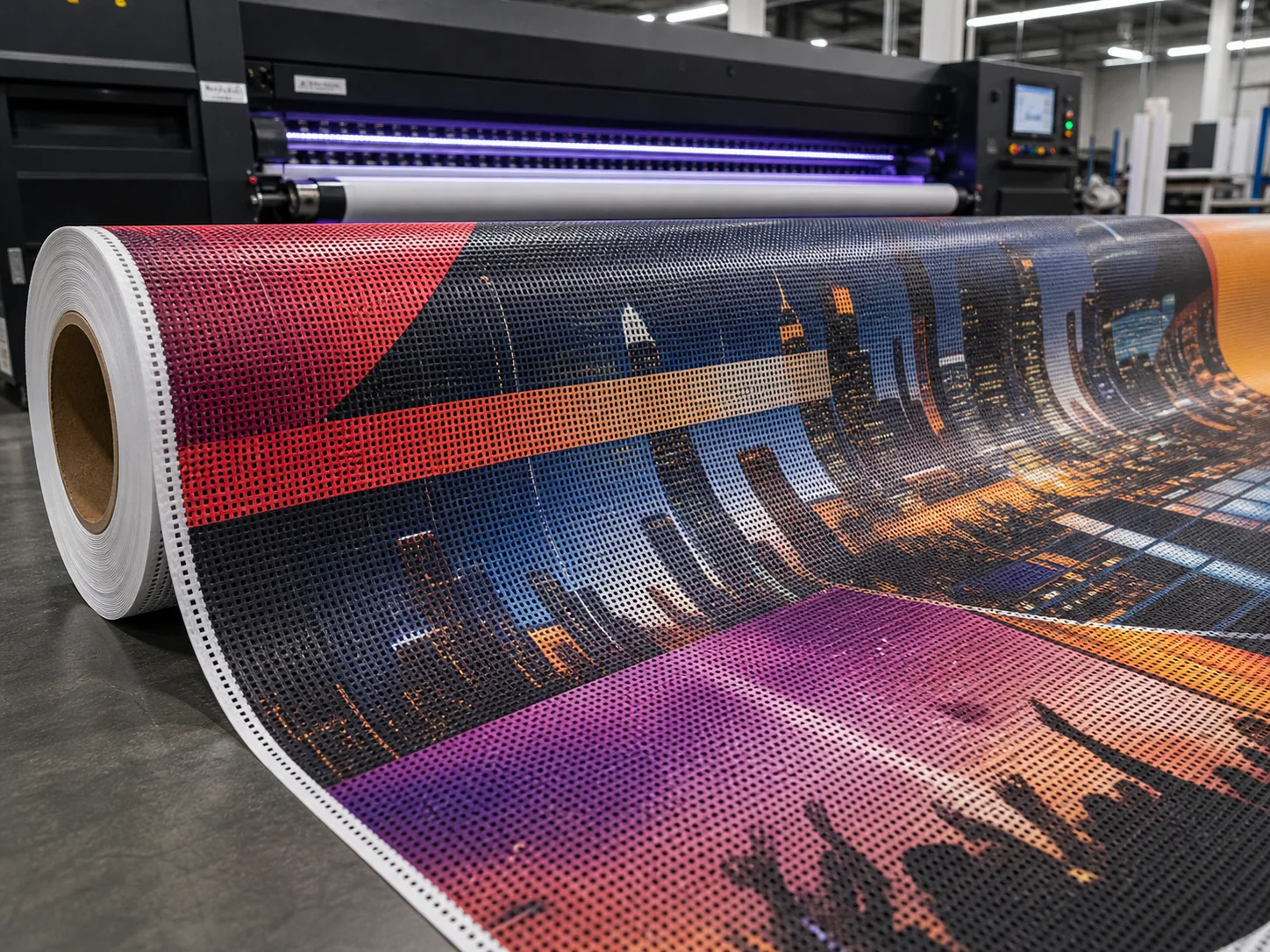Mesh UV Baskı
